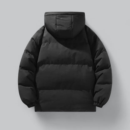 VogeLuxe | Men’s Quilted Detachable Hood Puffer Jacket