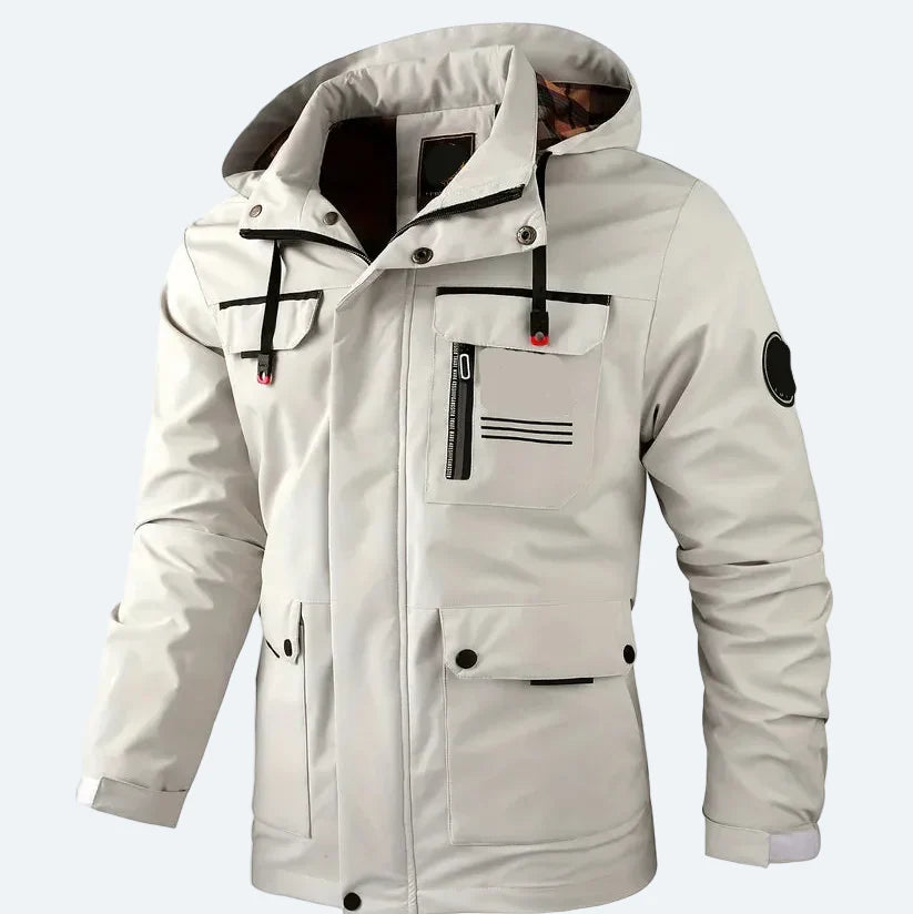 Waterproof Insulated Men's Parka Coat with Hood
