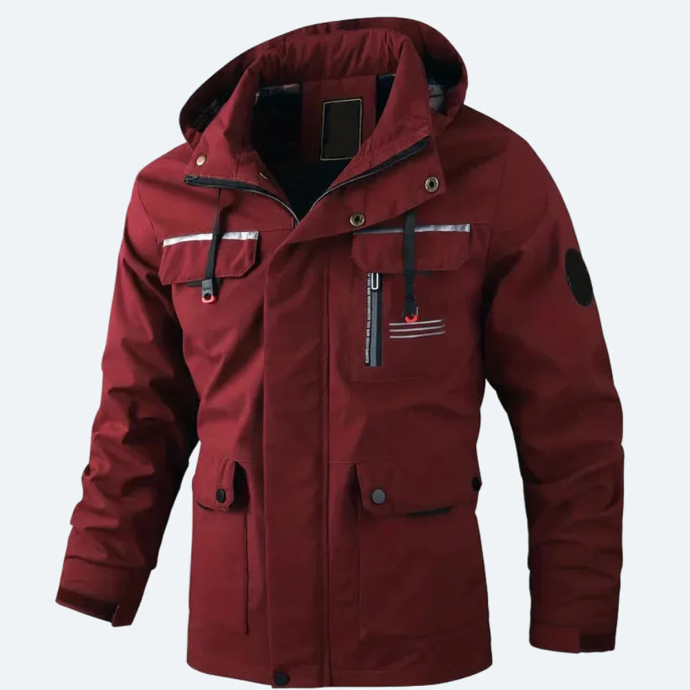 Waterproof Insulated Men's Parka Coat with Hood