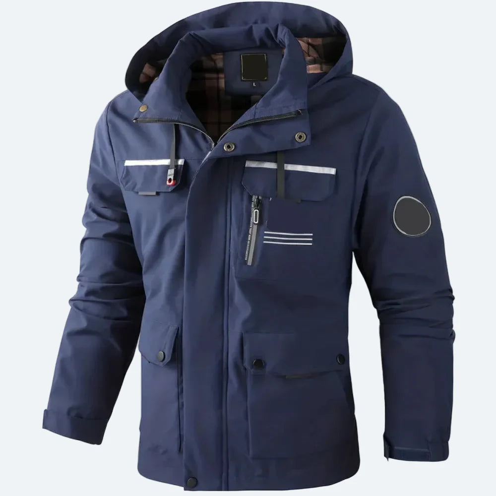 Waterproof Insulated Men's Parka Coat with Hood