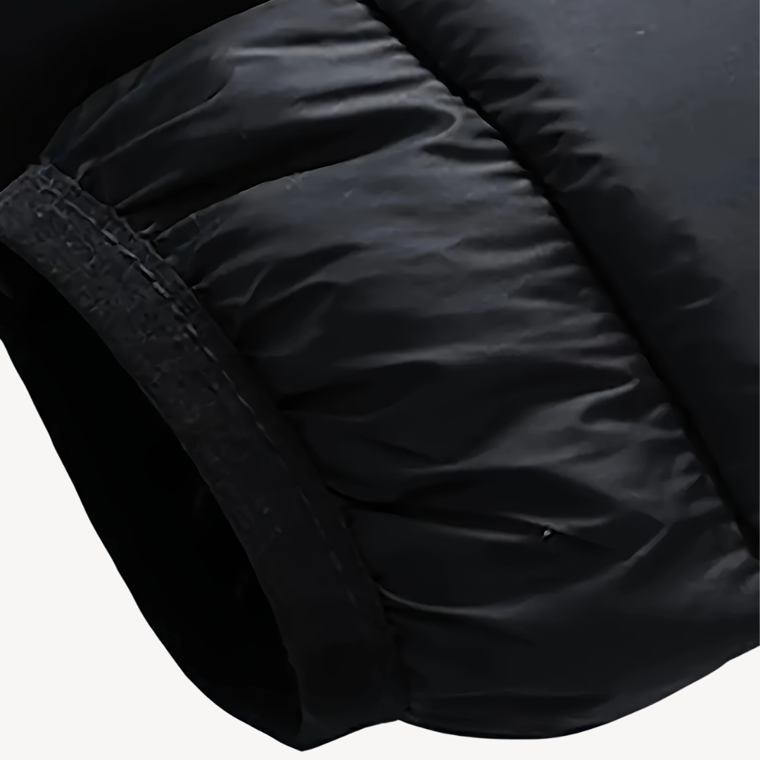 VogeLuxe | Men’s Fur Collar Quilted Puffer Bomber