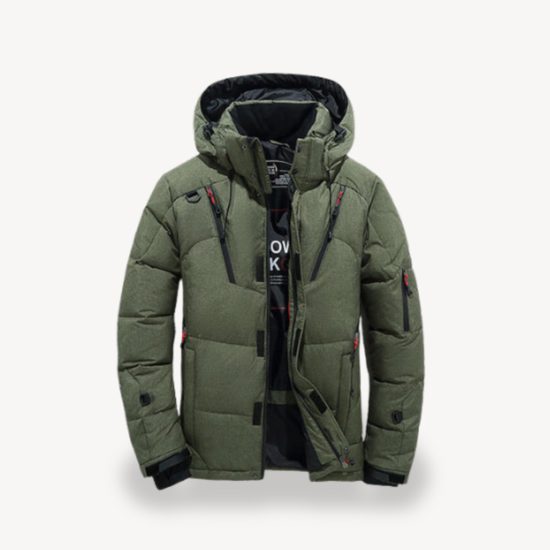 VogeLuxe | Men’s Heavy Insulated Hooded Technical Parka