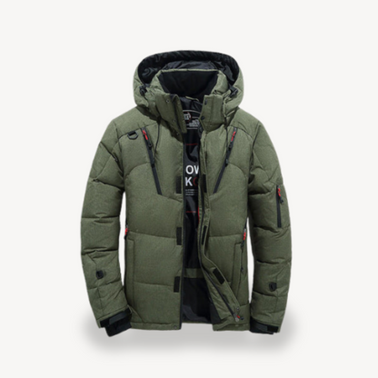 VogeLuxe | Men’s Heavy Insulated Hooded Technical Parka