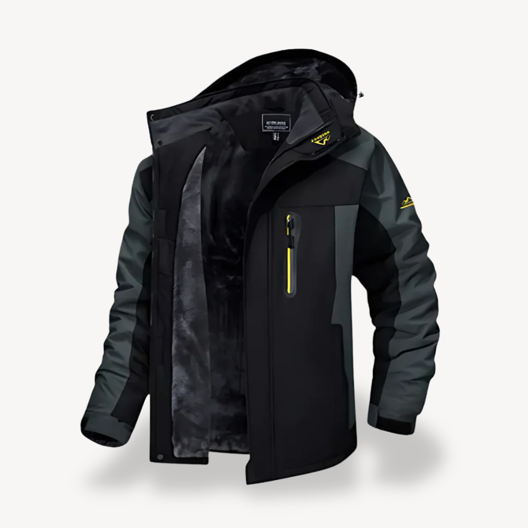 VogeLuxe | Men’s Faux Fur Lined Technical Winter Parka