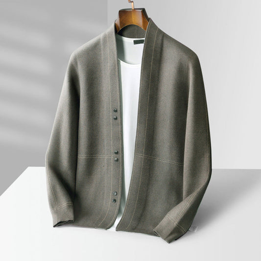 Classic Warm Crew Neck Men's Sweater - VogeLuxe