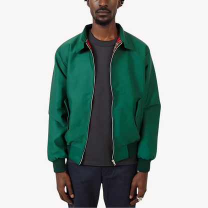 VogeLuxe | Men’s Classic Tartan Harrington Jacket