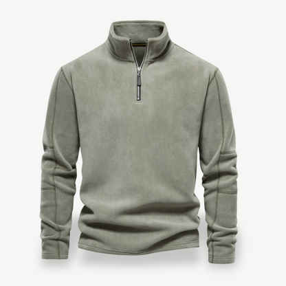VogeLuxe | Men’s Essential Fleece Zip Pullover