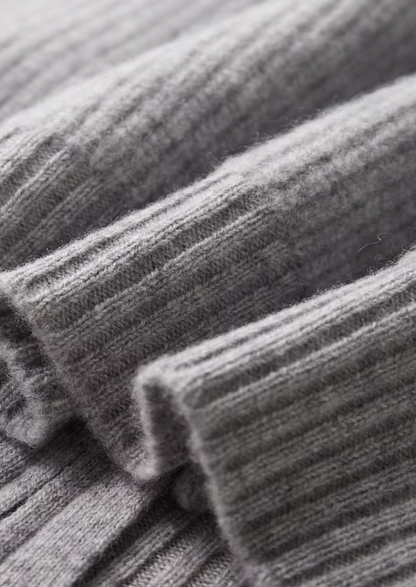 Men’s Zip-Up Ribbed Cardigan Sweater with High Collar – All-Season Casual Layer 7