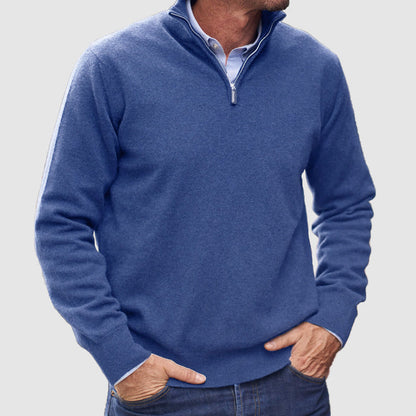 Men's Zipper Basic Sweater 0