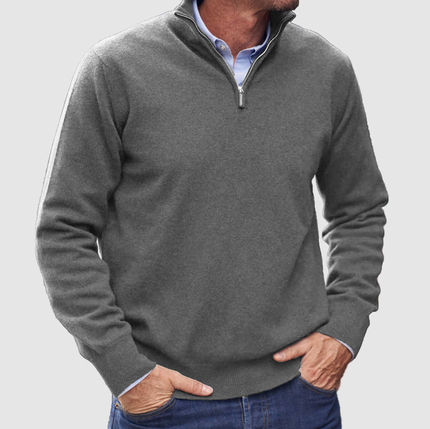 Men's Zipper Basic Sweater 3