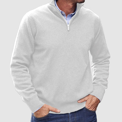 Men's Zipper Basic Sweater 4
