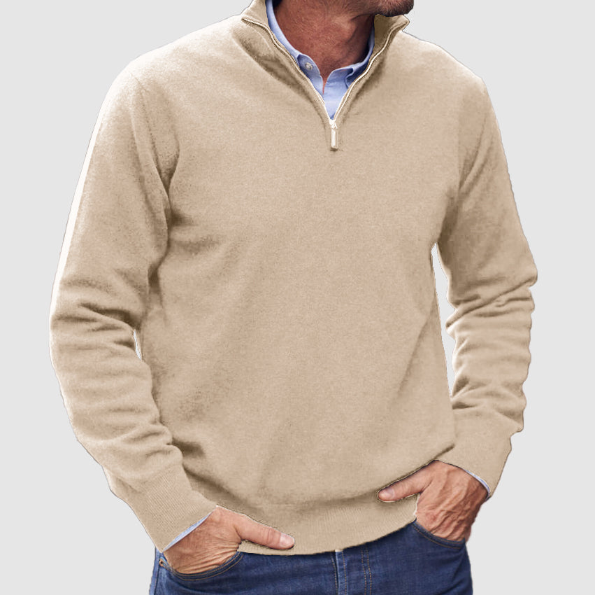 Men's Zipper Basic Sweater 6