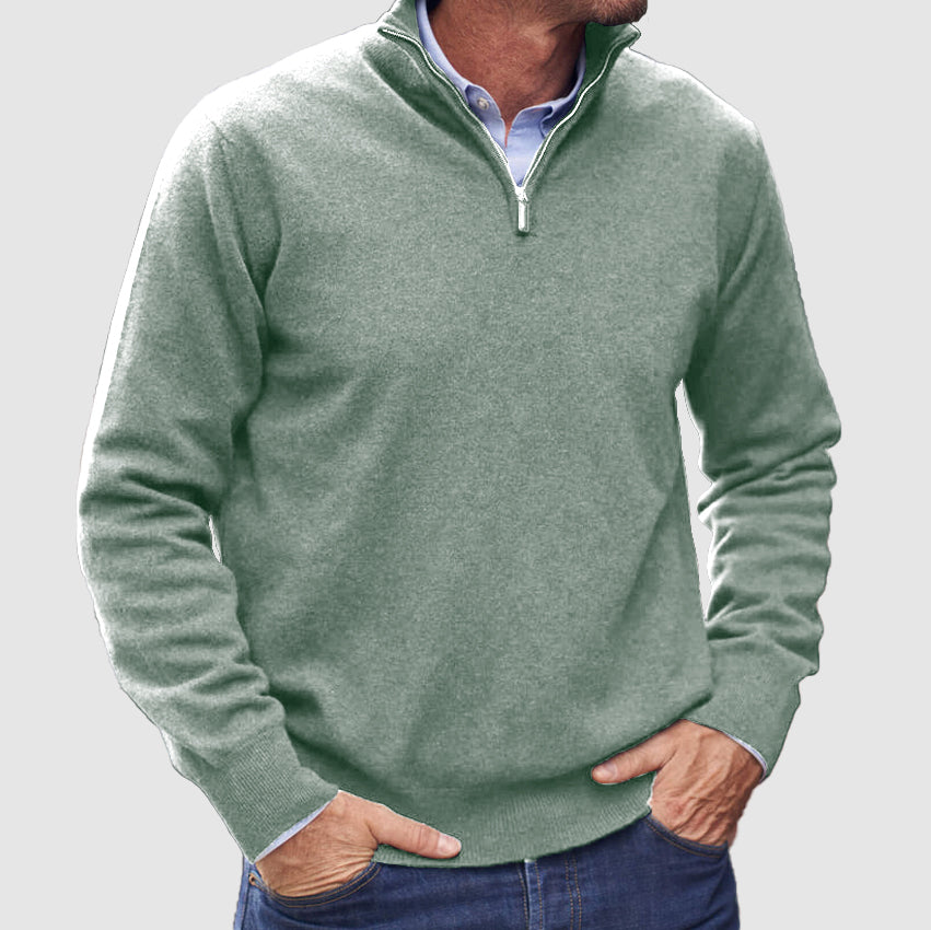 Men's Zipper Basic Sweater 7