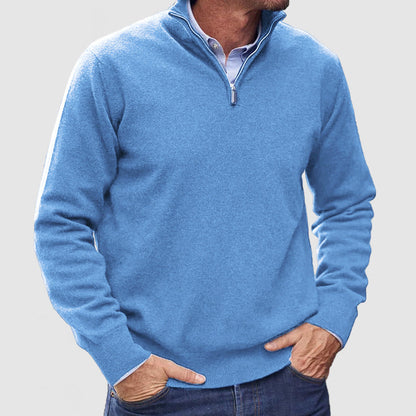 Men's Zipper Basic Sweater 9