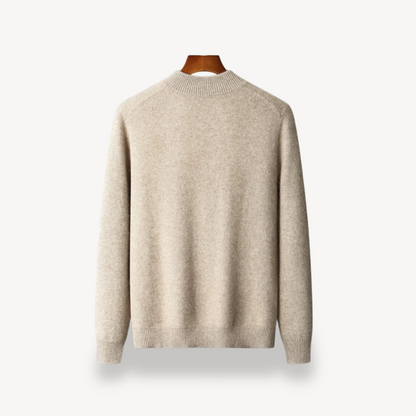 VogeLuxe | Men’s Minimalist Zip Knit Cardigan