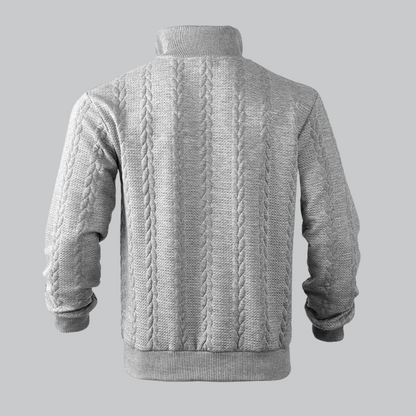 Men's half zip sweater