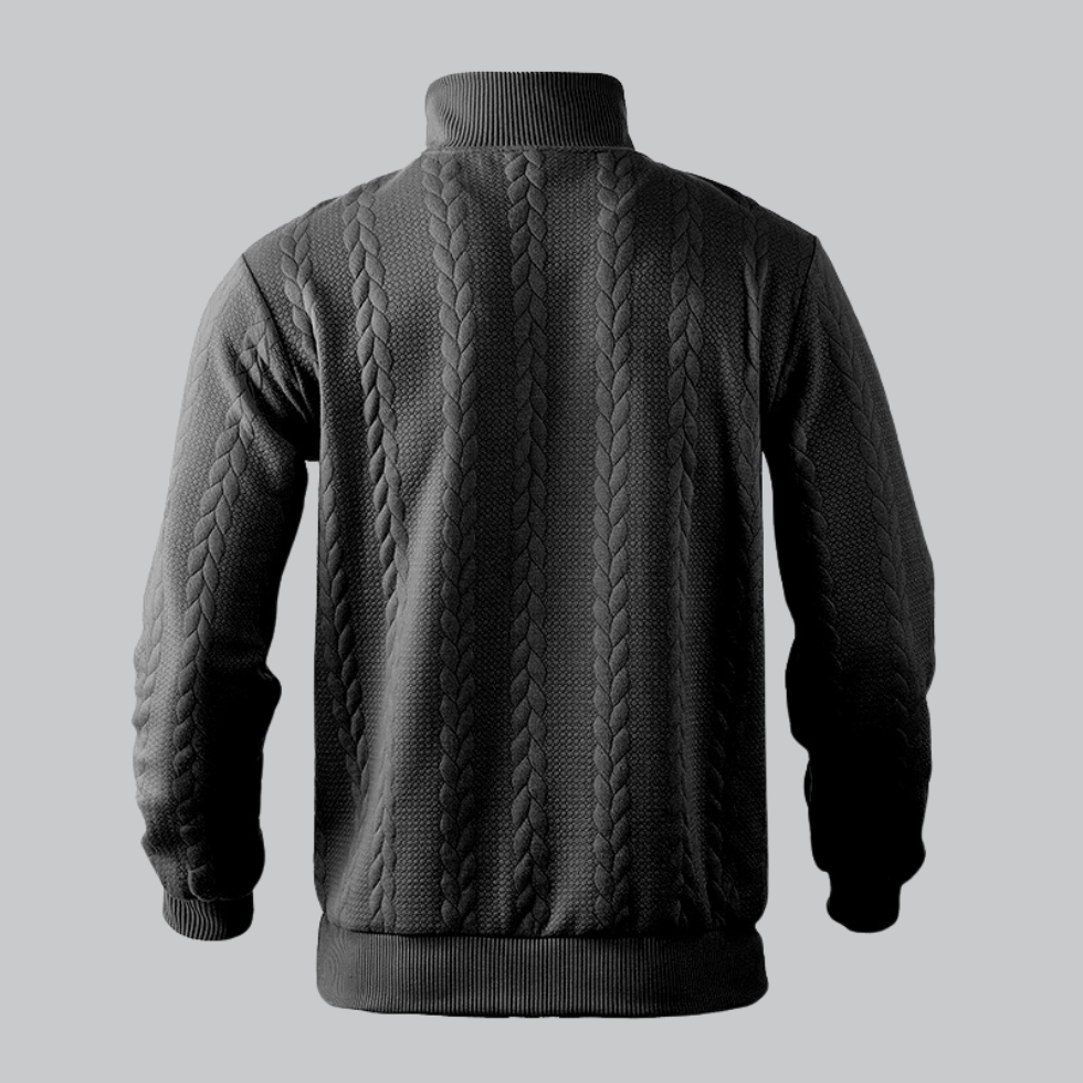 Men's half zip sweater