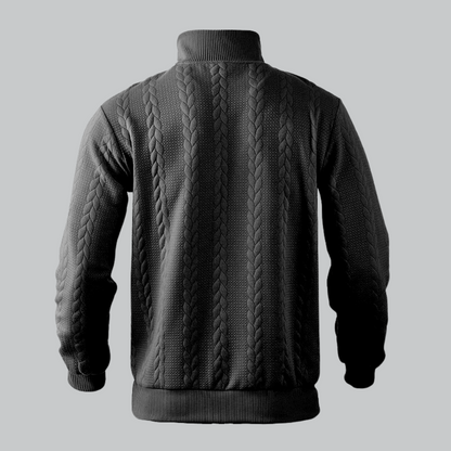 Men's half zip sweater