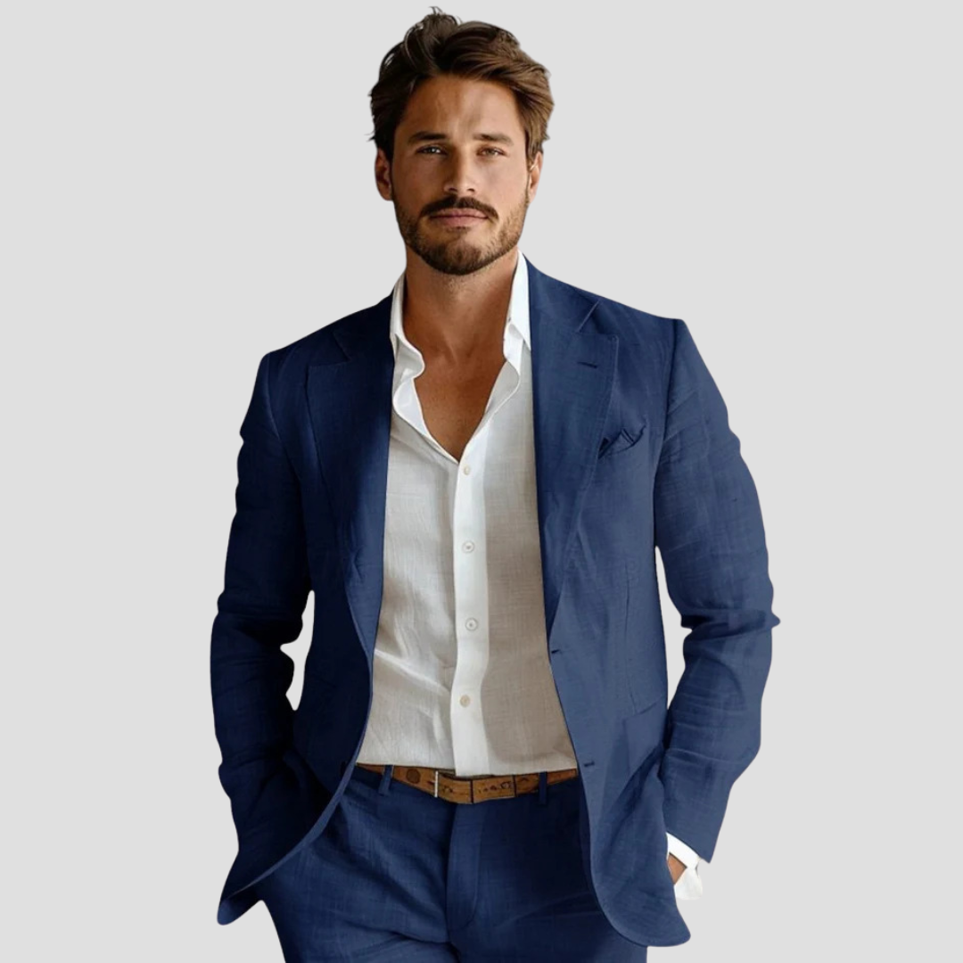Classic Fit Men's 2 Button Blazer