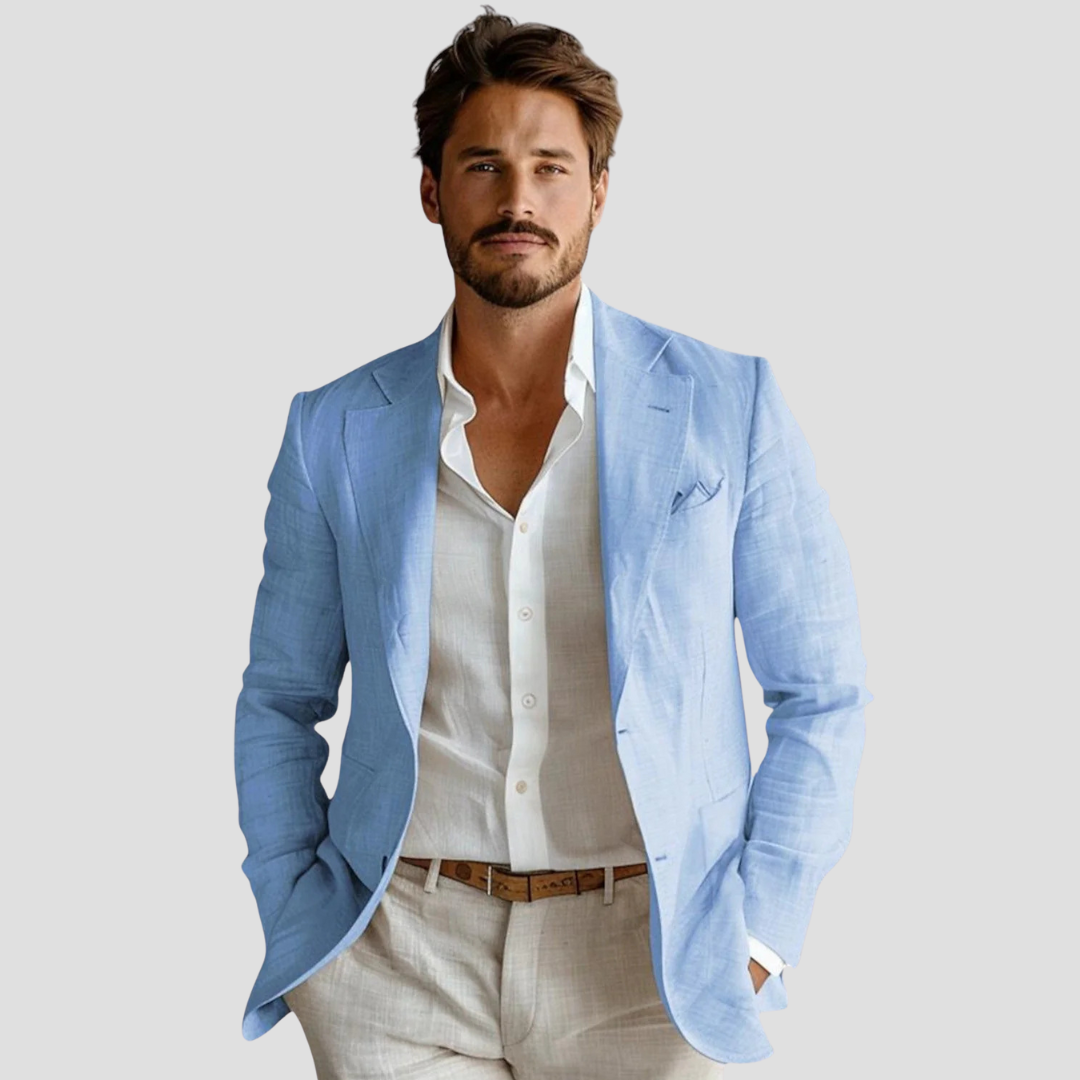 Classic Fit Men's 2 Button Blazer