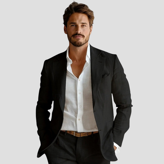 Classic Fit Men's 2 Button Blazer - VogeLuxe