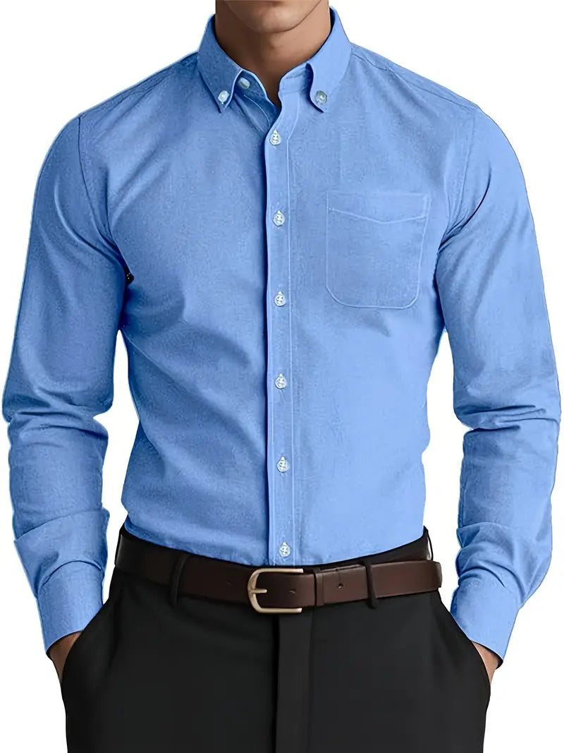 Classic Fit Mens Button Down Shirt