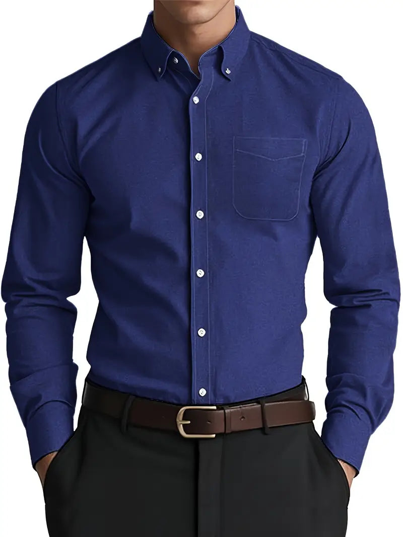 Classic Fit Mens Button Down Shirt