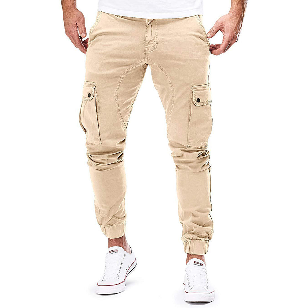 Men's Slim Fit Cargo Pants Comfortable Jogger Style