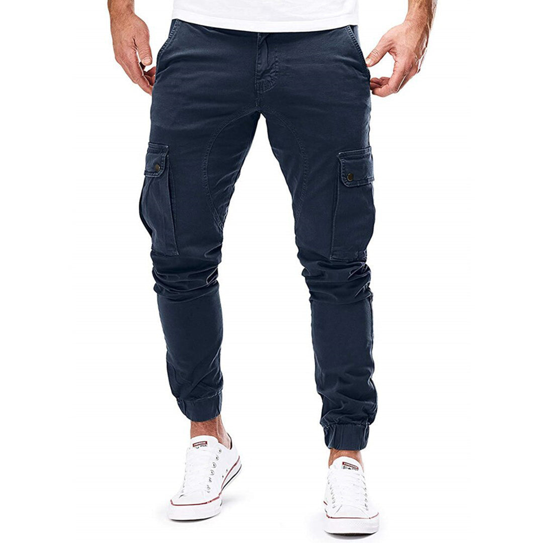 Men's Slim Fit Cargo Pants Comfortable Jogger Style