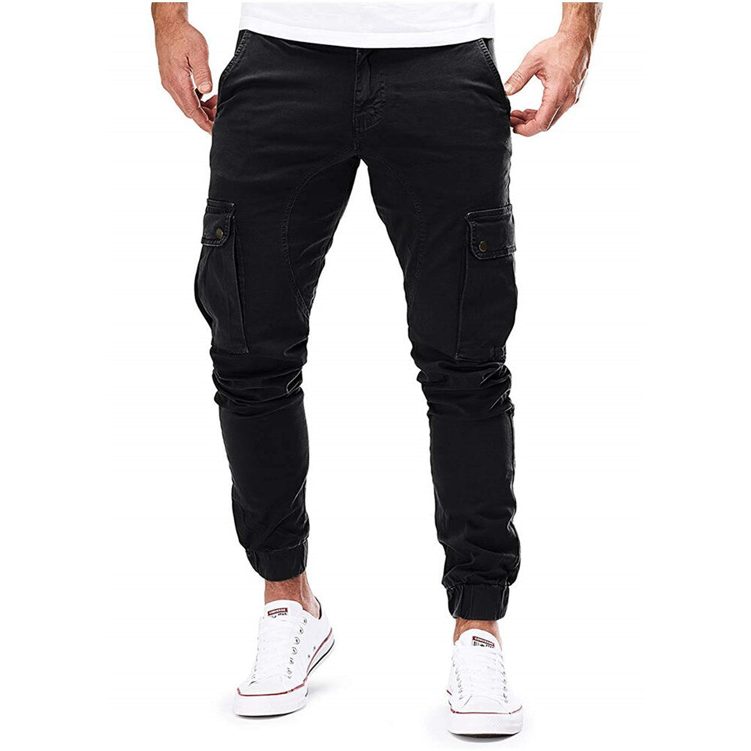 Men's Slim Fit Cargo Pants Comfortable Jogger Style