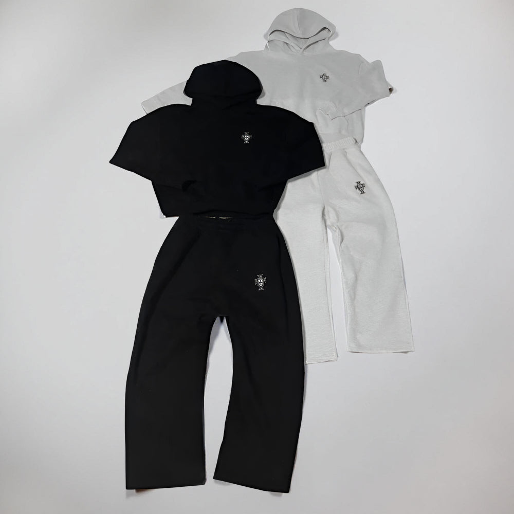Men's Hooded Full Zip Sleep Suit Loungewear - VogeLuxe