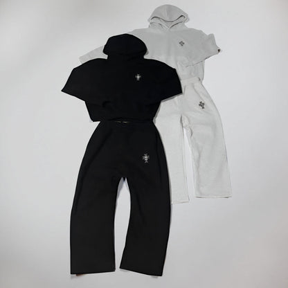 Men's Hooded Full Zip Sleep Suit Loungewear - VogeLuxe