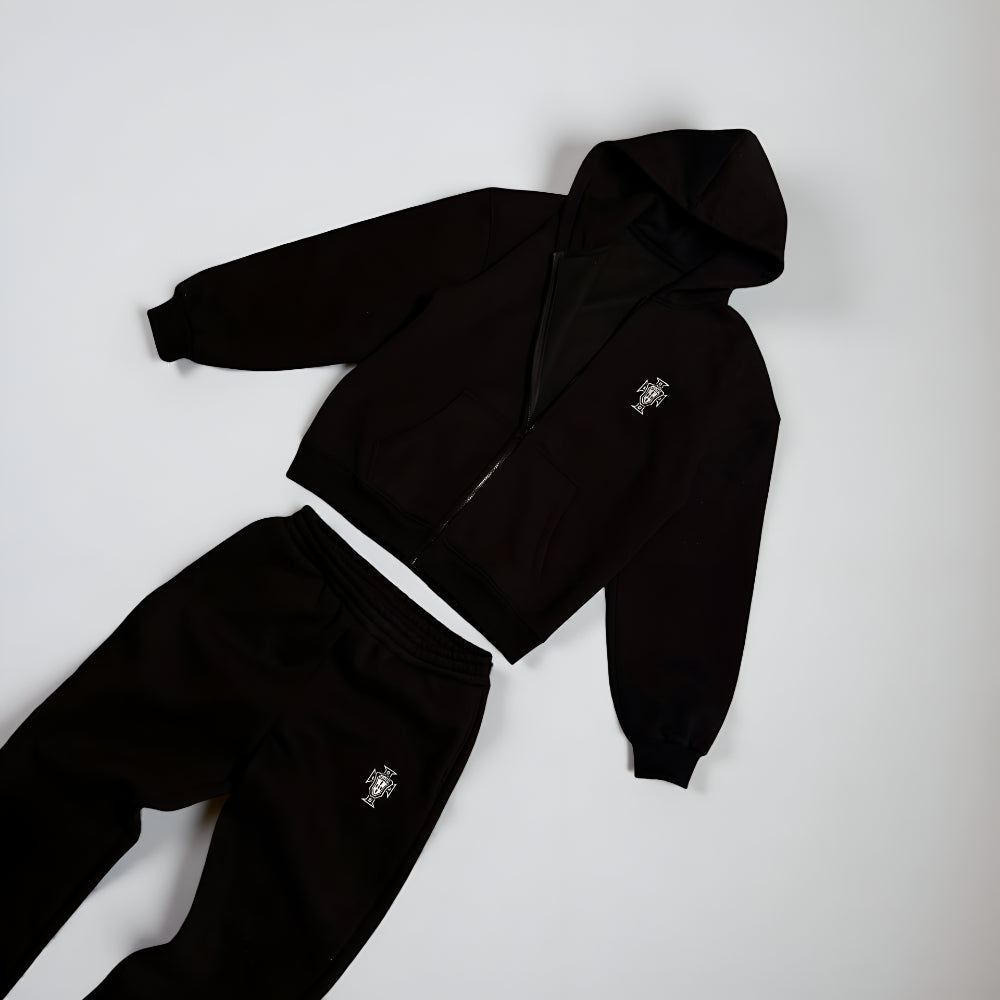 Men's Hooded Full Zip Sleep Suit Loungewear