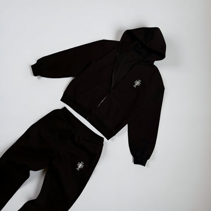 Men's Hooded Full Zip Sleep Suit Loungewear
