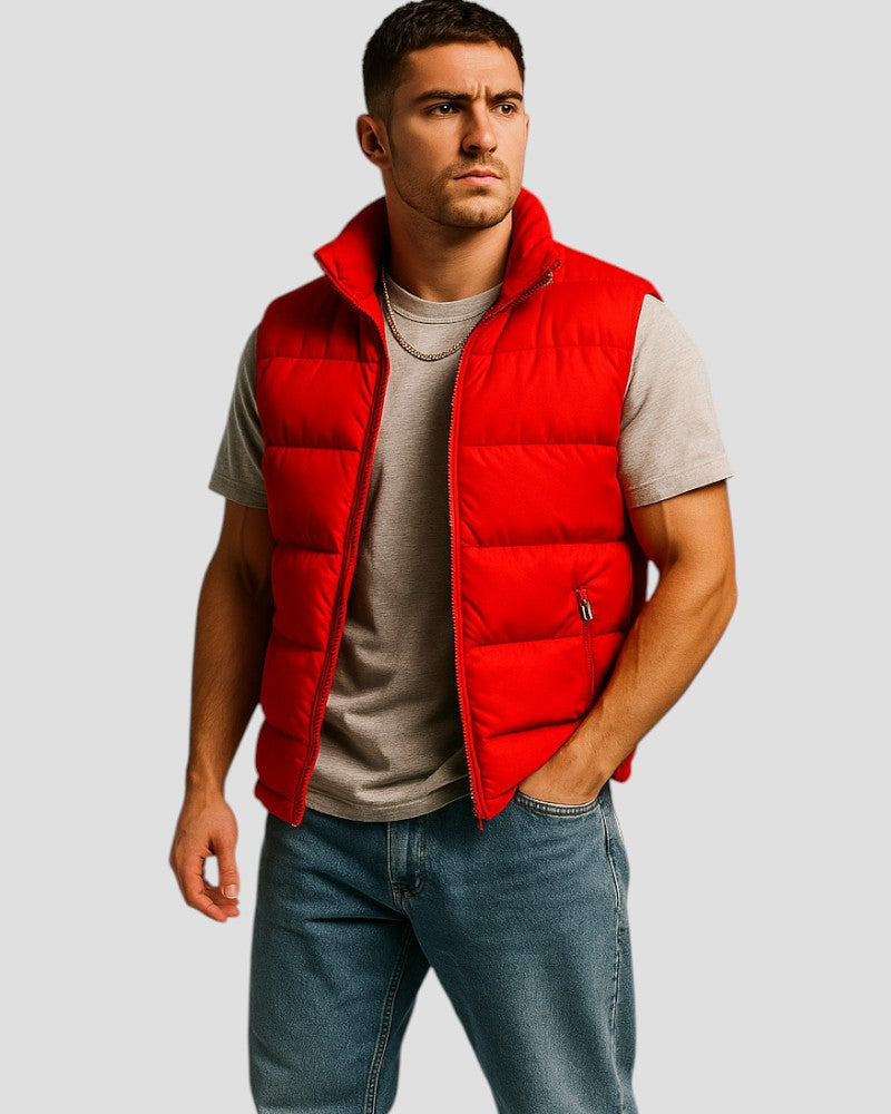 Mens Gilet Bodywarmer Padded Vest