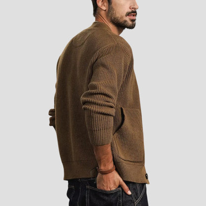 Merino Wool Cardigan For Men