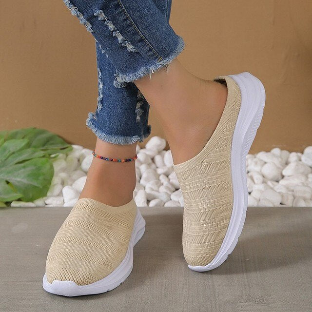 Soft Walking Slip-On Shoes for Women with Arch Support - VogeLuxe