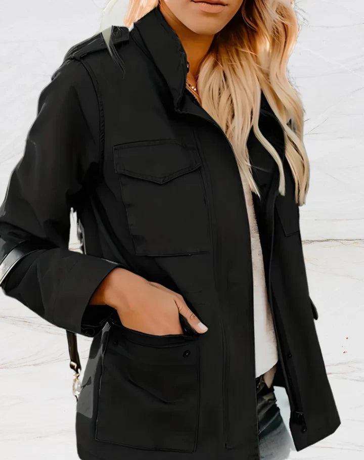 Practical Women's Water Resistant Zip Up Jacket