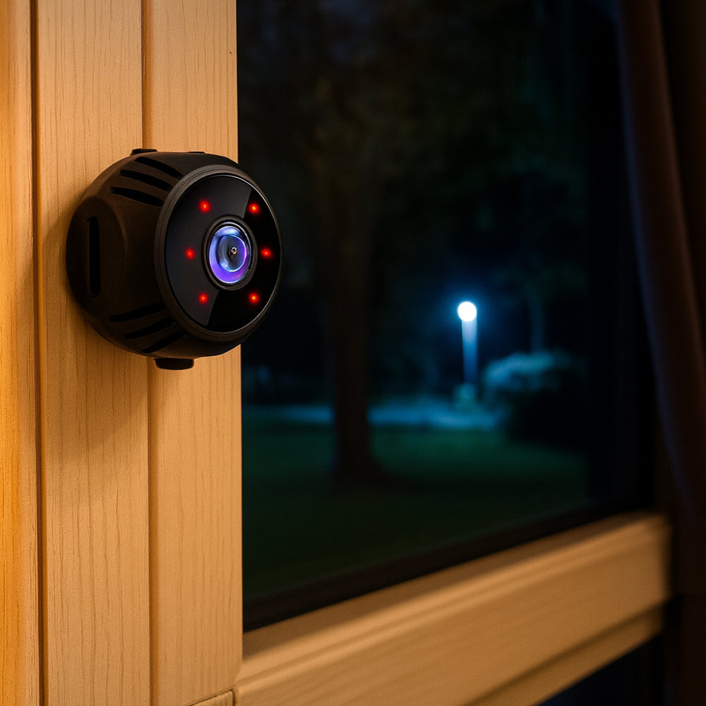Compact WiFi Night Vision Motion Sensor Camera - VogeLuxe
