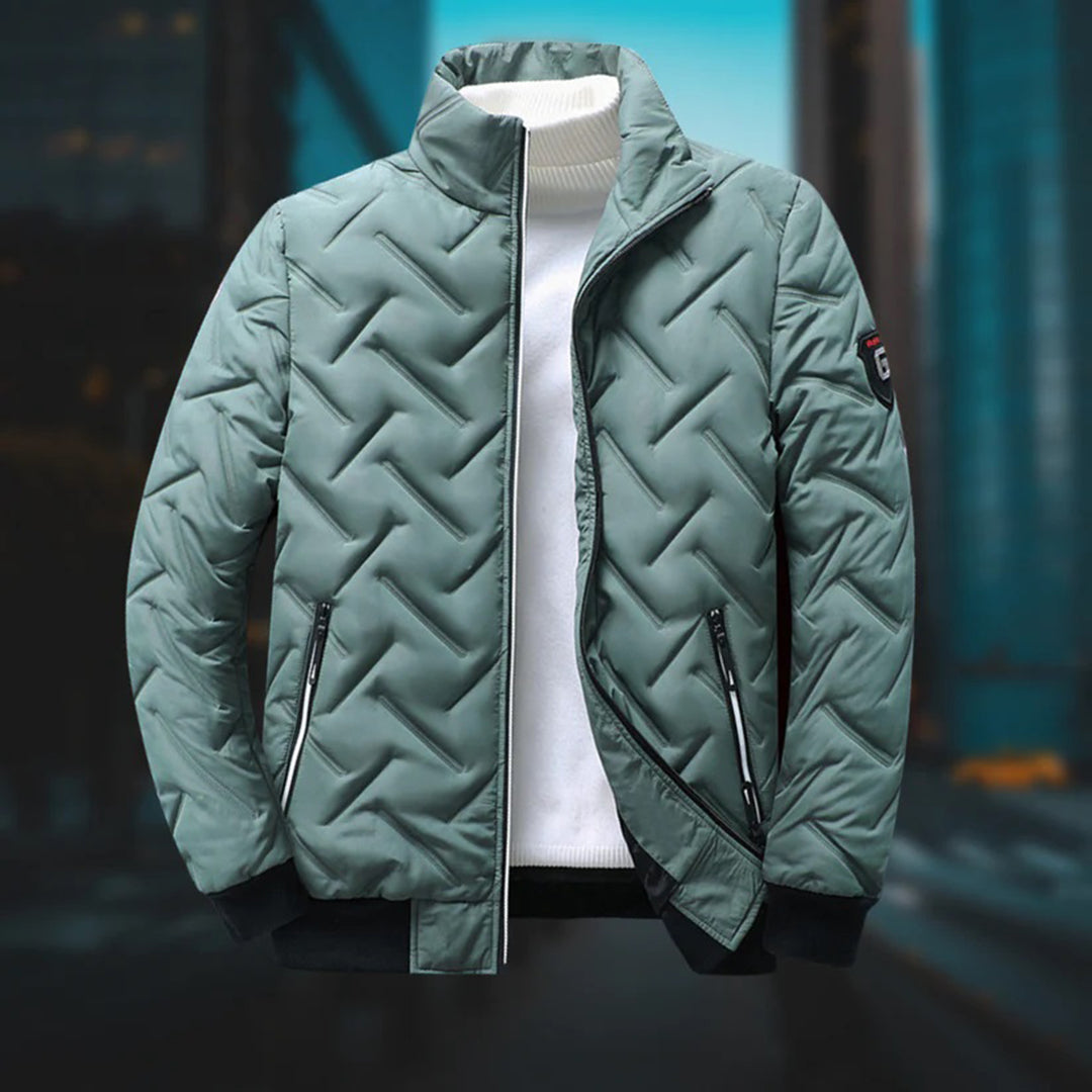 Uomo Giacca Bomber Leggera Invernale Slim Fit