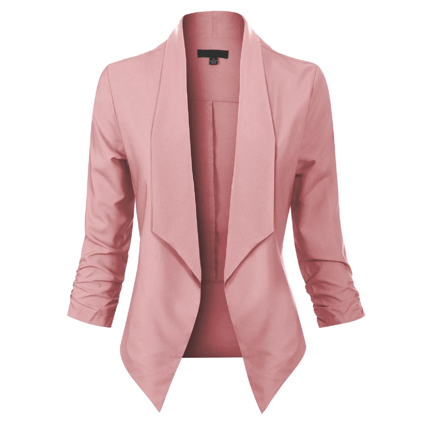 Slim Fit Open Front Women's Jacket
