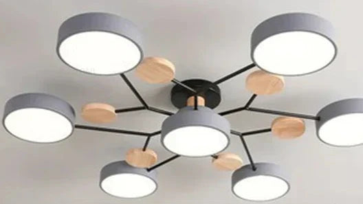 Slim LED Ceiling Light Fixture for Indoor Use