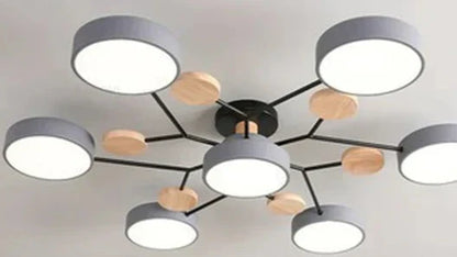 Slim LED Ceiling Light Fixture for Indoor Use