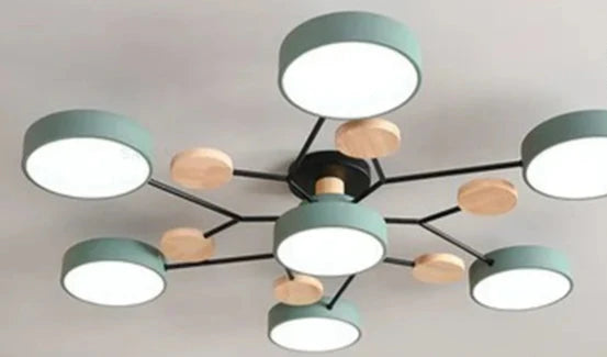 Slim LED Ceiling Light Fixture for Indoor Use
