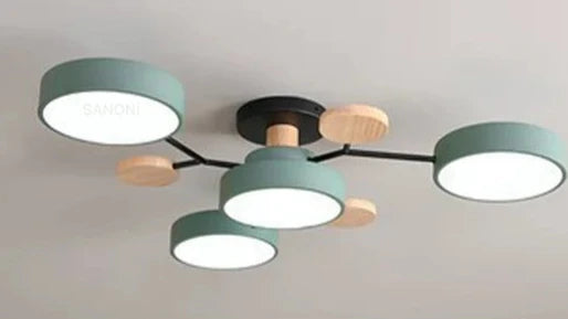 Slim LED Ceiling Light Fixture for Indoor Use