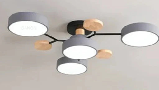 Slim LED Ceiling Light Fixture for Indoor Use
