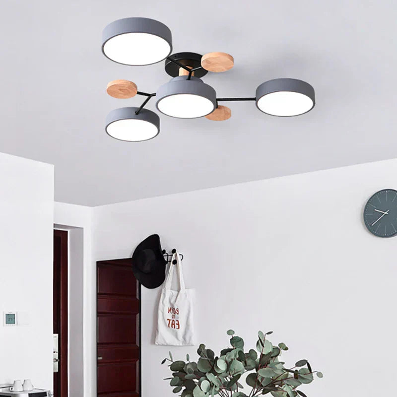 Slim LED Ceiling Light Fixture for Indoor Use - VogeLuxe