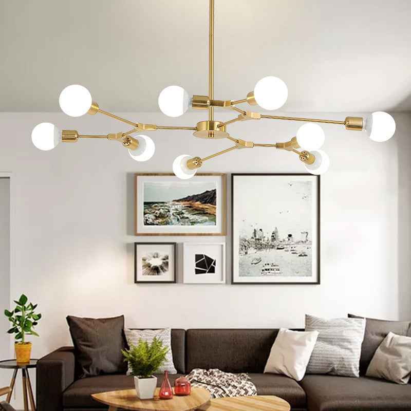 Luxurious Crystal Pendant Light with Bulbs - VogeLuxe