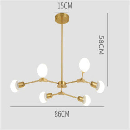 Luxurious Crystal Pendant Light with Bulbs