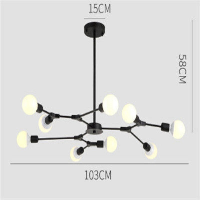 Luxurious Crystal Pendant Light with Bulbs